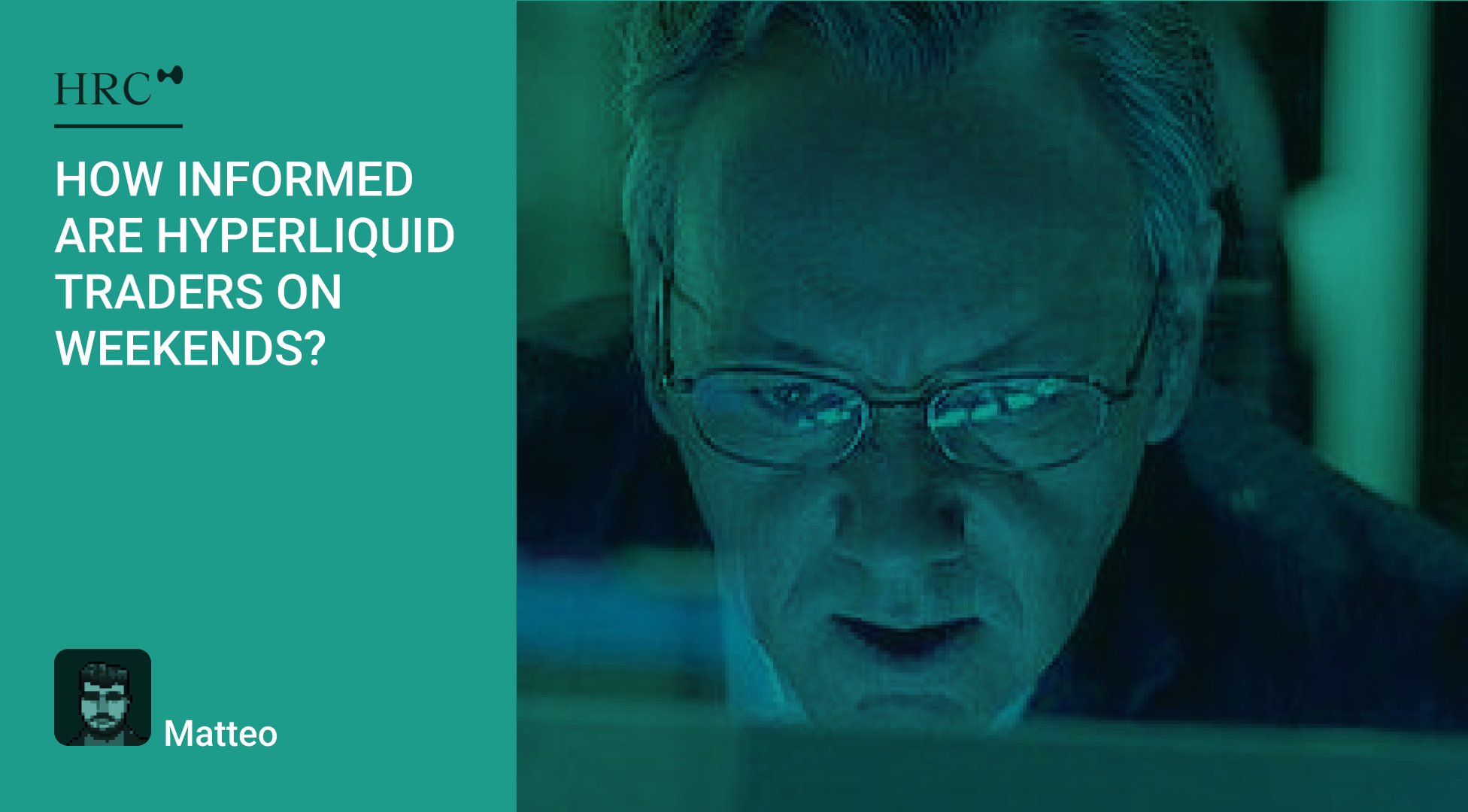How informed are Hyperliquid traders on weekends?