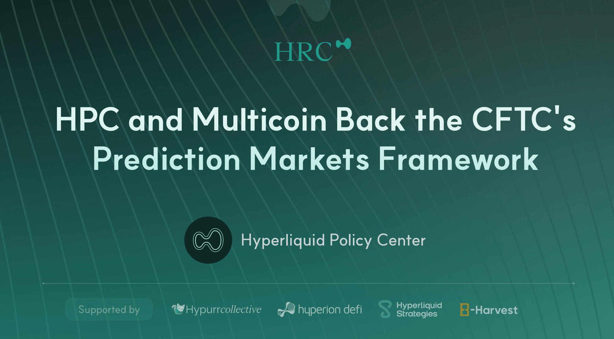 HPC and Multicoin Back the CFTC's Prediction Markets Framework